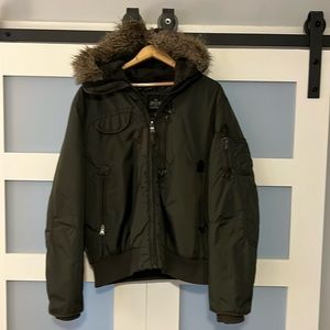 Express Green Flight /Bomber Coat